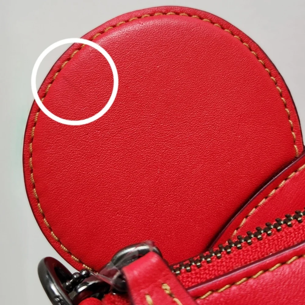 Coach × Disney Red Mickey Wristlet With Detachable Strap & Hang Tag - Picture 7 of 16